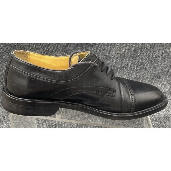 Florsheim Other - Florsheim Shoes Mens Size 7.5 Imperial Cap Toe Oxford Black Leather Made Italy